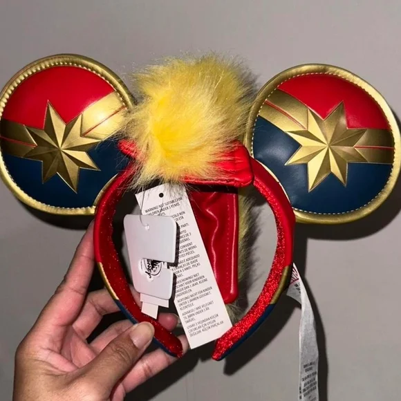 Disney Captain Marvel Mickey Mouse Ears - Picture 3 of 3
